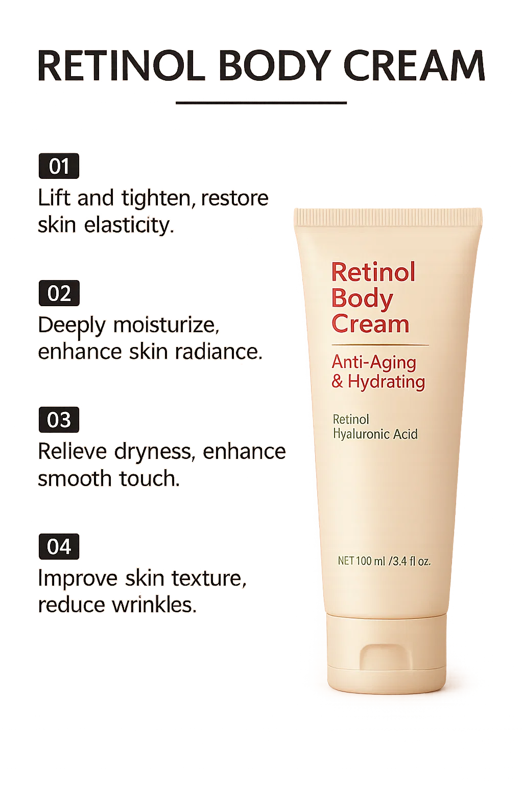 Hydrating And Firming Mild Moisturizing Retinol Body Lotion